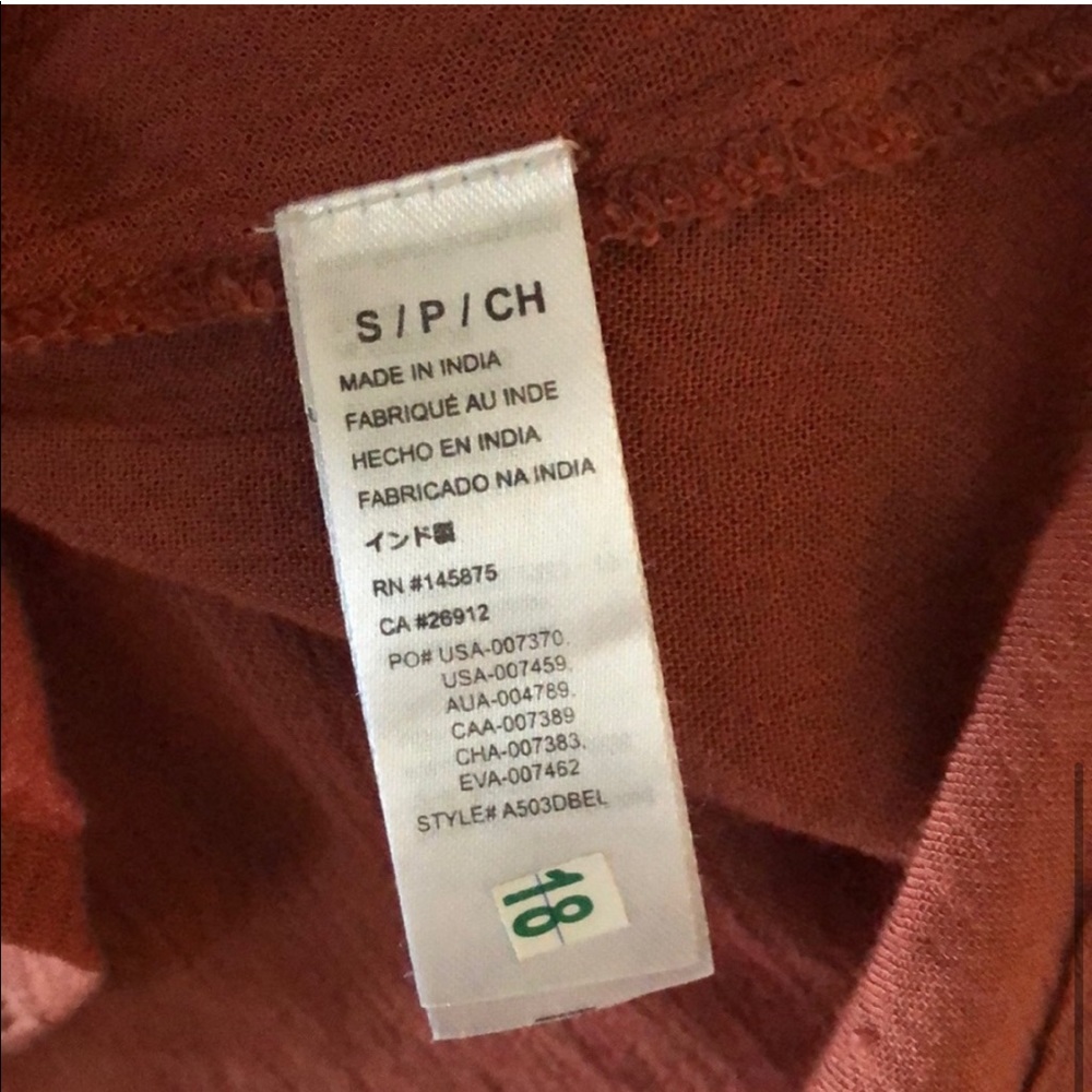 Amuse Button Up Blouse - Picture 4 of 4
